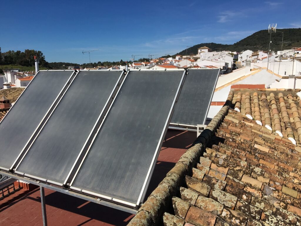 Imagen de paneles solares instalados